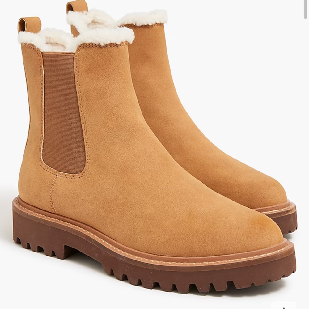J Crew Lug Sole Chelsea boots size 10 new in box